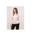 Top brillant manches longues drapé FLARINE - Dona X Lisa-1