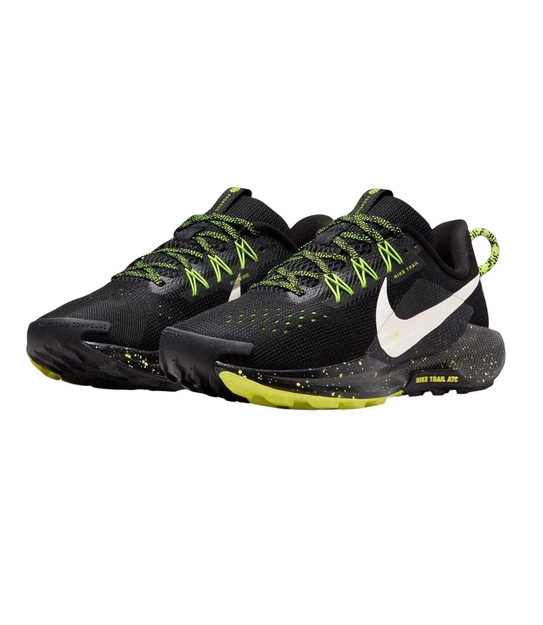 Chaussures Pegasus Trail Femme Noir Vert Fluo Nike-4