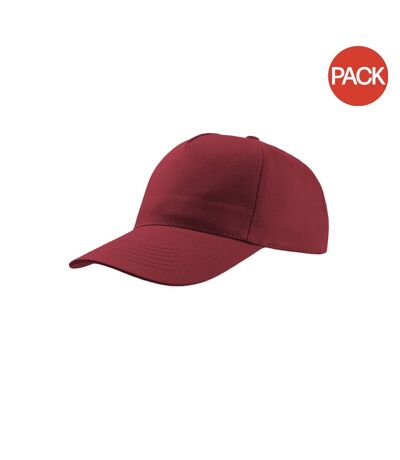 Lot de 2  casquettes start adulte bordeaux Atlantis