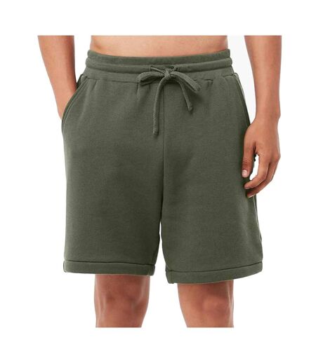Bella + Canvas Unisex Adult Sponge Fleece Sweat Shorts (Military Green) - UTPC5553