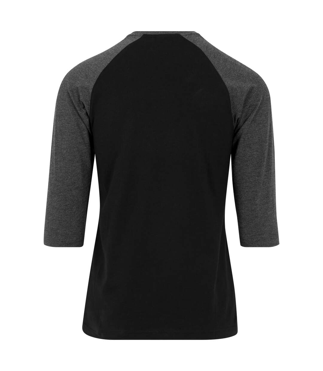 T-shirt Manches ¾ Motif/style Contrasté Homme Noir Charbon Urban Classics-2