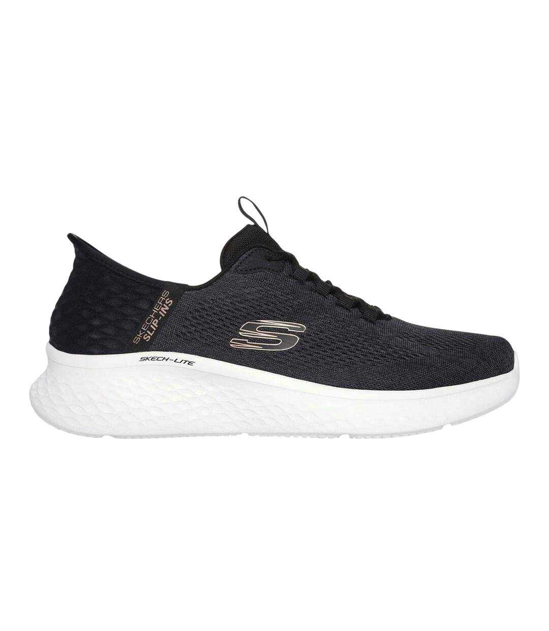 Mens Skech-lite Pro Primebase Slip-in Trainers Black Skechers-1