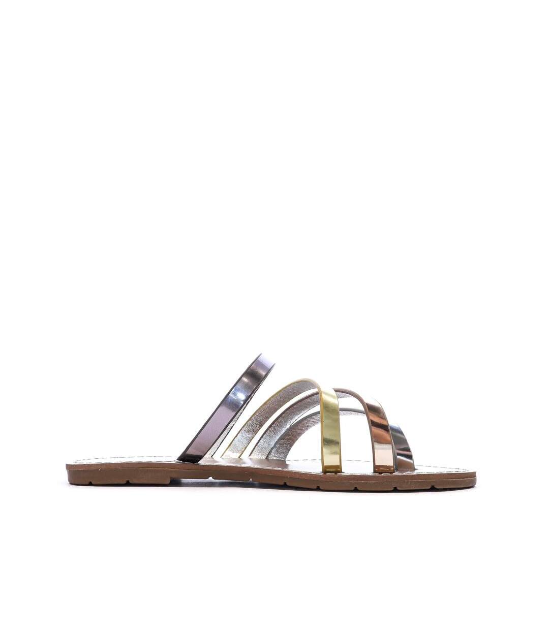 Sandales doré/rose gold/ argenté femme chattawak roxanne-2