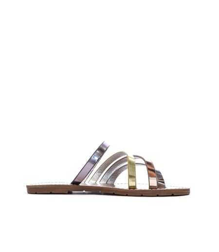 Sandales doré/rose gold/ argenté femme chattawak roxanne