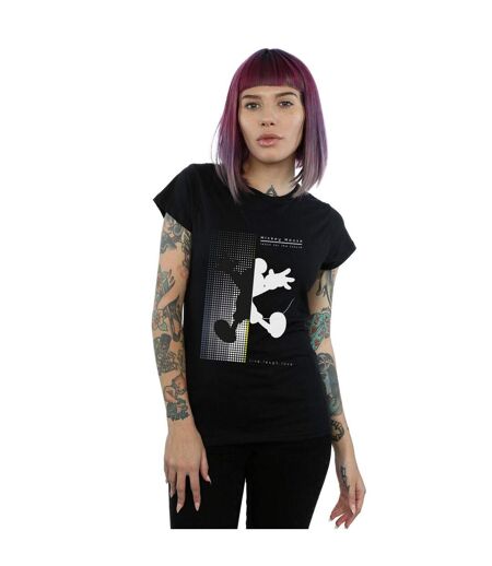Disney Femme/Les femmes Mickey Mouse Reach For The Future - T-shirt en coton (Noir) - UTBI31865