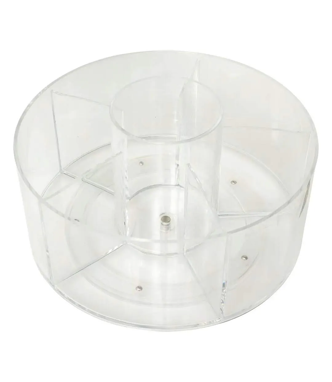 Organisateur de Maquillage Rotatif Selena 23cm Transparent-1