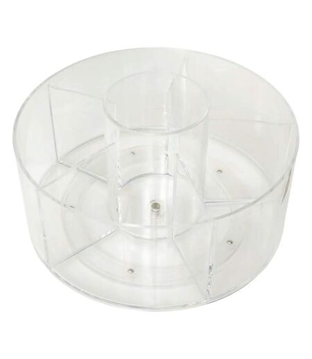 Organisateur de Maquillage Rotatif Selena 23cm Transparent