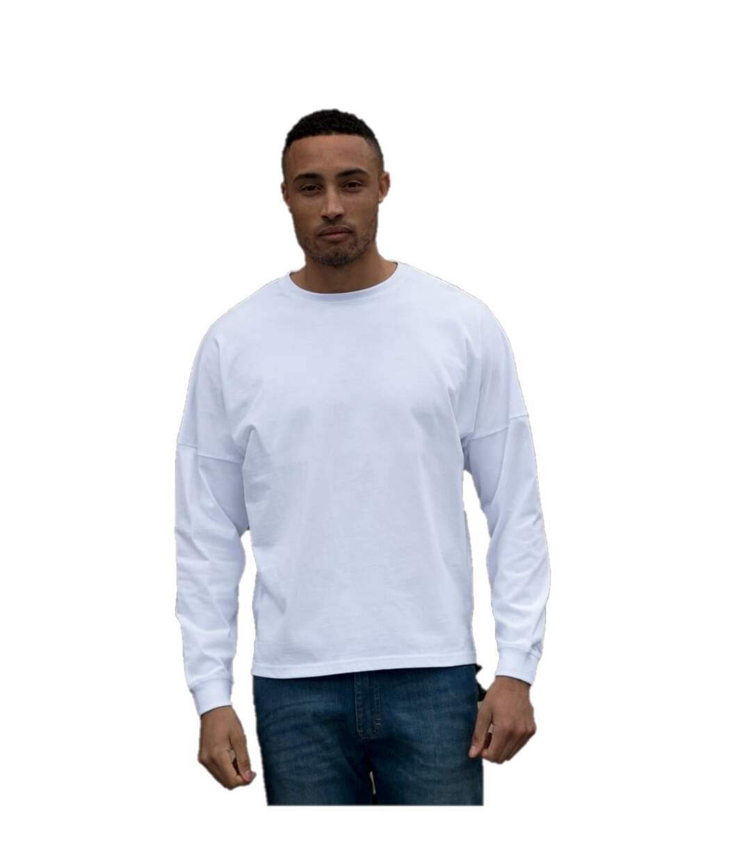 Skinni Fit - Haut manches longues - Homme (Blanc) - UTRW4747