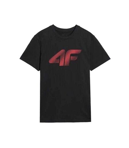 Mens Single Jersey T-shirt Black 4F