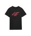 Mens Single Jersey T-shirt Black 4F-2