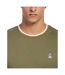 Mens Tipped Short-sleeved T-shirt Dusty Olive Original Penguin-3