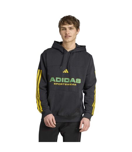 Sweat À Capuche Sport Motif/style À Rayures House Of Tiro Nations Pack Adulte Noir Jaune Or Adidas