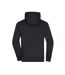 Veste À Capuche Lifestyle Homme Noir Gris Chiné James And Nicholson-2