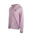 Womens/ladies Heart Logo Full Zip Hoodie Pink Love Moschino-3