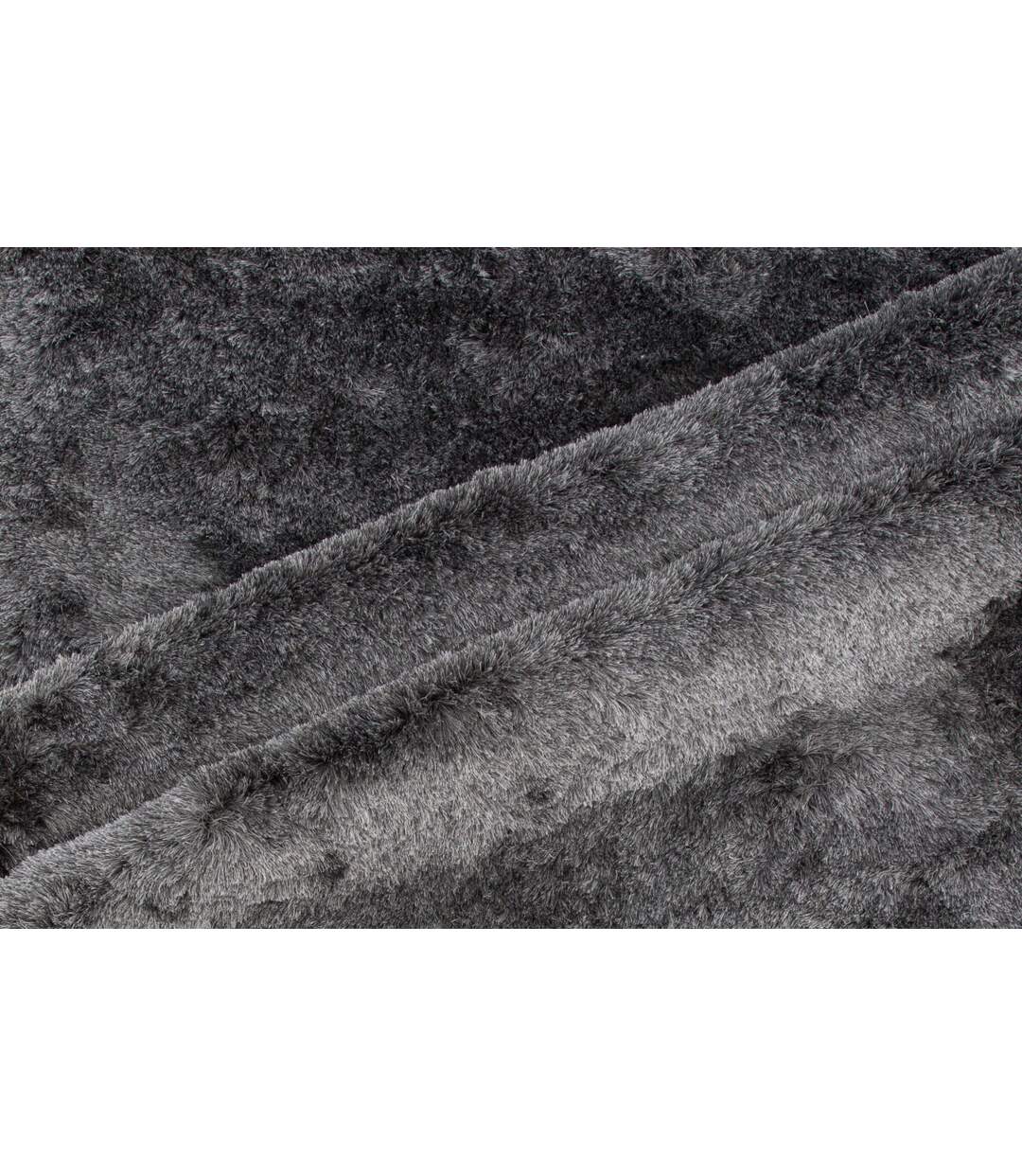 Tapis Déco Shaggy Shiva 201x302cm Gris-3