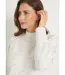 Pull chaud raglan col montant moucheté-4