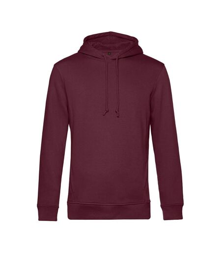 Pull À Capuche Biologique Pour Hommes Bordeaux B&C