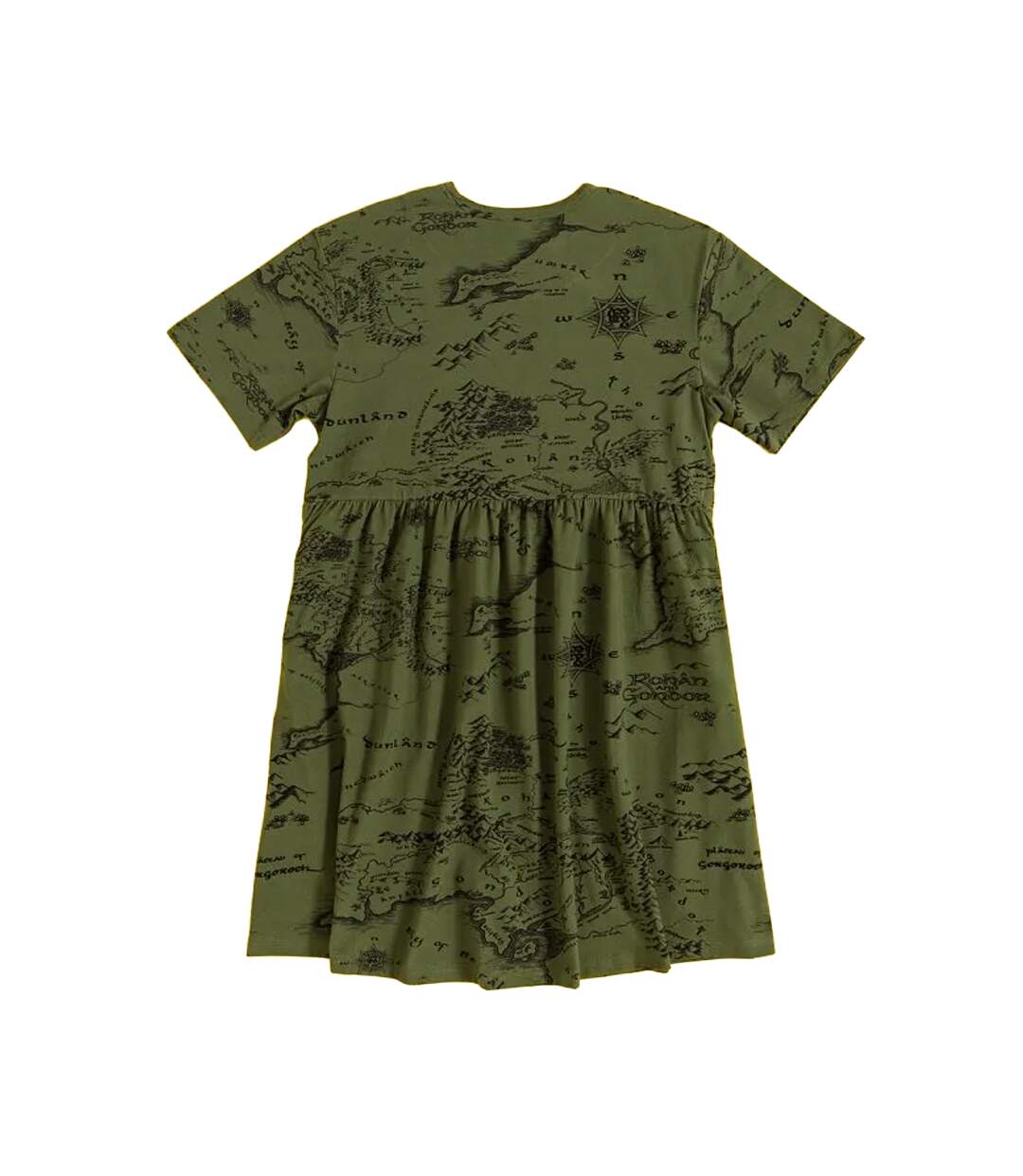 Robe Motif/style Pour Carte Femme Vert Kaki The Lord Of The Rings-3