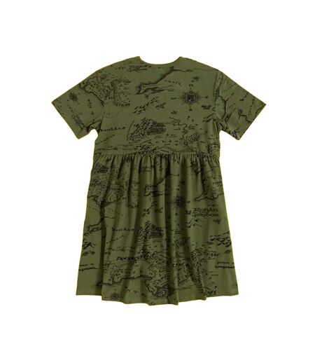 Robe Motif/style Pour Carte Femme Vert Kaki The Lord Of The Rings