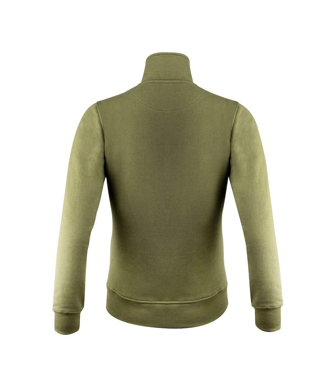 Womens/ladies melville full zip jacket moss green James Harvest-2