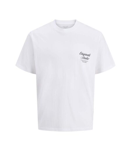 T-Shirt blanc homme jack & jones norrebro