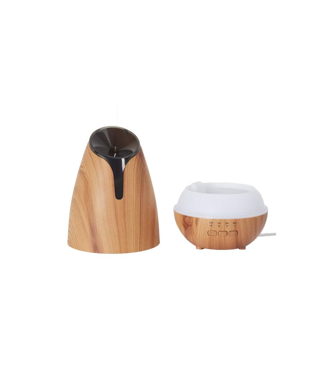 Diffuseur d'Huiles Essentielles Timer 19cm Marron-2