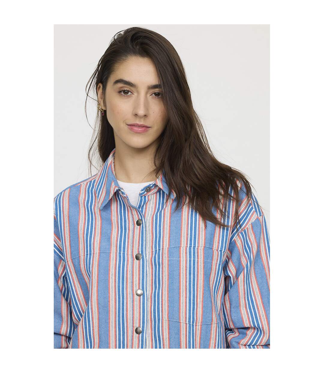 Surchemise manches longues coton loose DALINE-4