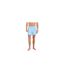 Short De Bain Motif/style Rayure Verticale Staziona Homme Bleu Clair Ellesse-1