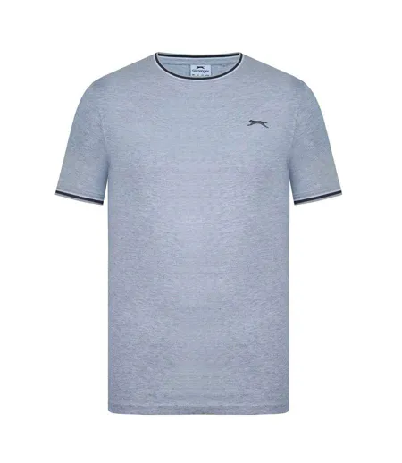 Mens Cotton T-shirt Grey Marl Slazenger