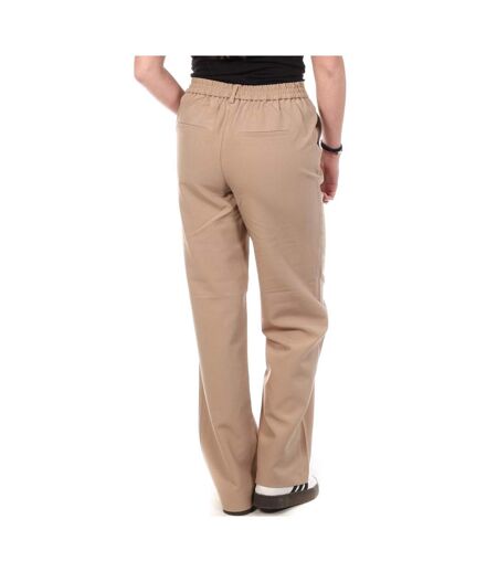 Pantalon straight beige femme vero moda barba