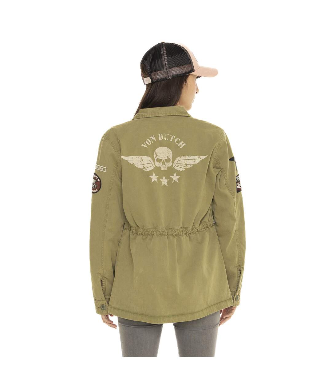 Veste militaire femme avec patchs Lips Vondutch-2