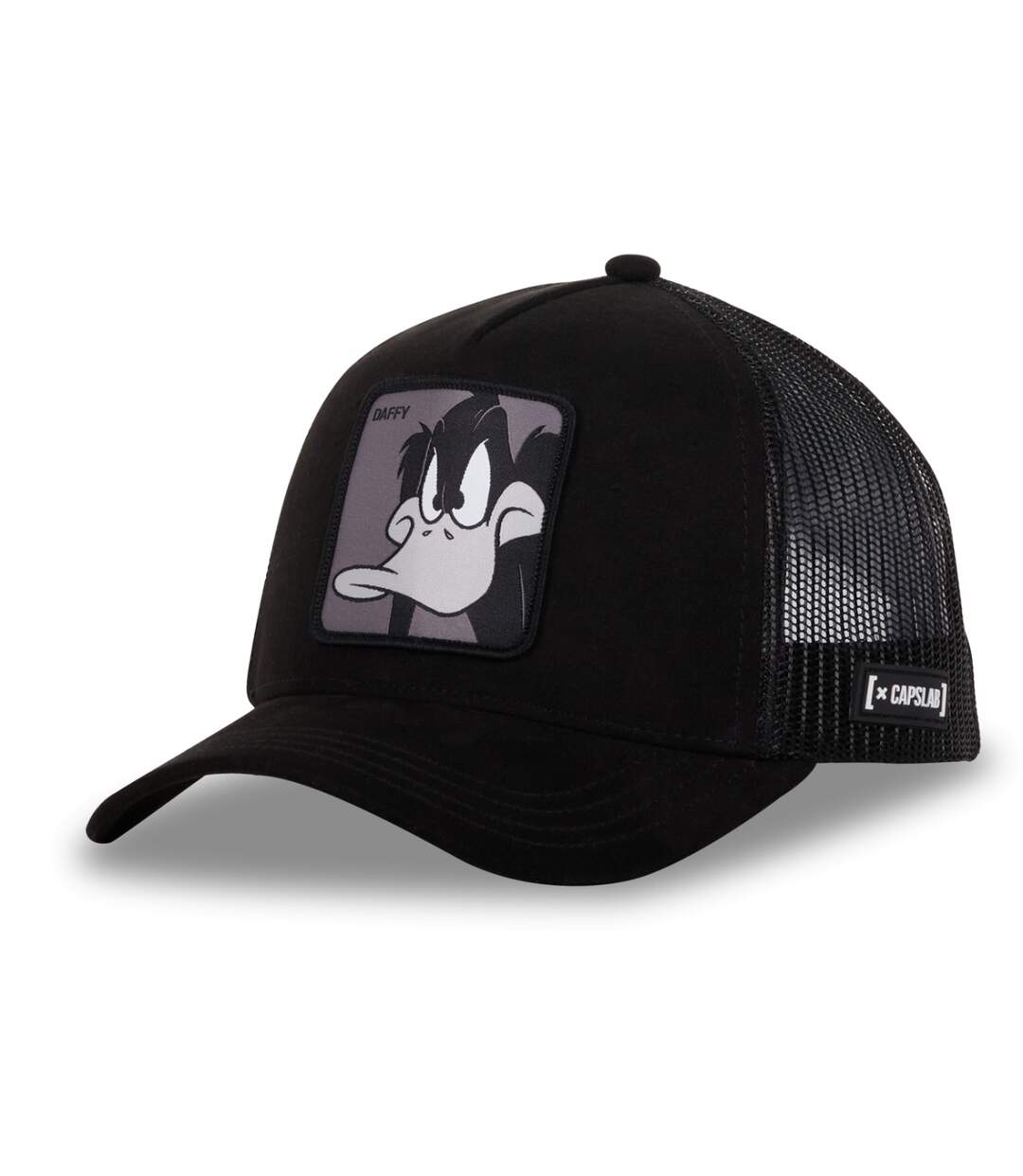 Casquette homme trucker en suedine Looney Tunes Duck Capslab-1