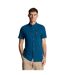 Mens pique short-sleeved shirt apres navy Lyle & Scott