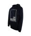 Sweat À Capuche Motif/style Logo Rectangulaire Femme Bleu Marine Foncé Blanc Love Moschino-3