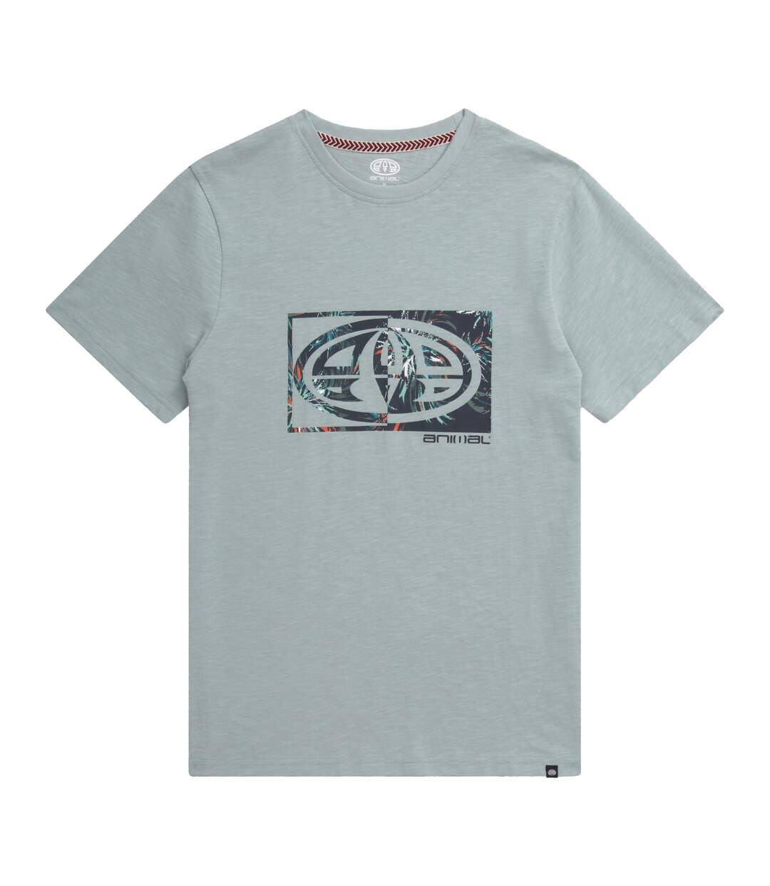 T-shirt homme maïs bleu Animal