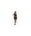 Mini Jupe Motif/style Imprimé Animal Femme Noir Blanc Brave Soul-1
