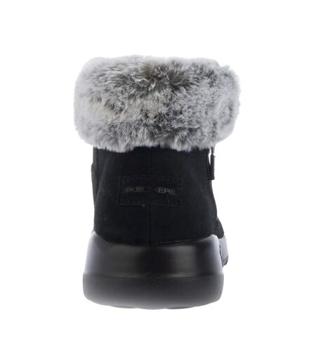Womens/ladies on-the-go joy savvy boots black Skechers