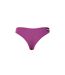 Womens/ladies Ribbed Bikini Bottoms Pink Puma-2