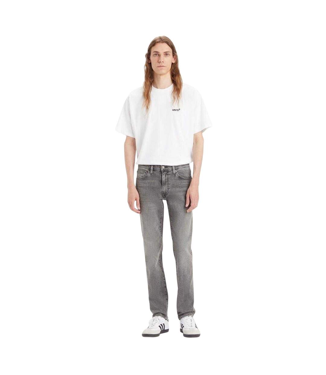 Jean Homme Gris Levis-1