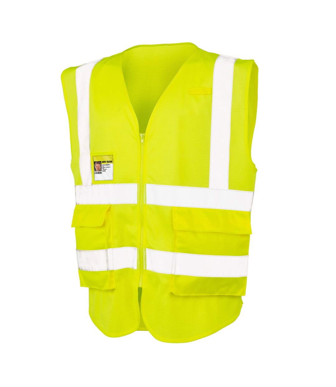 Gilet haute visibilité executive adulte jaune fluo Result Safe-Guard-1