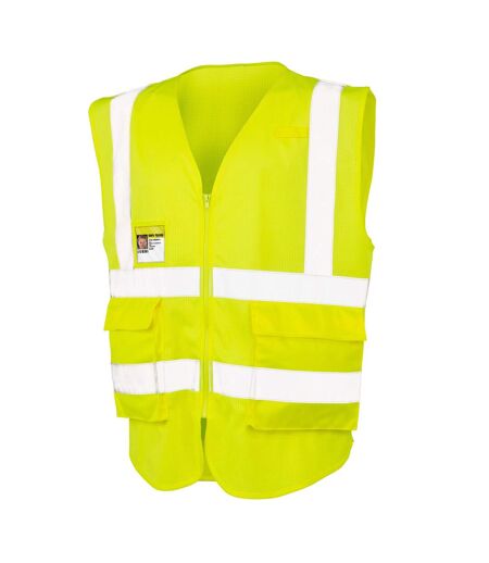 Gilet haute visibilité executive adulte jaune fluo Result Safe-Guard