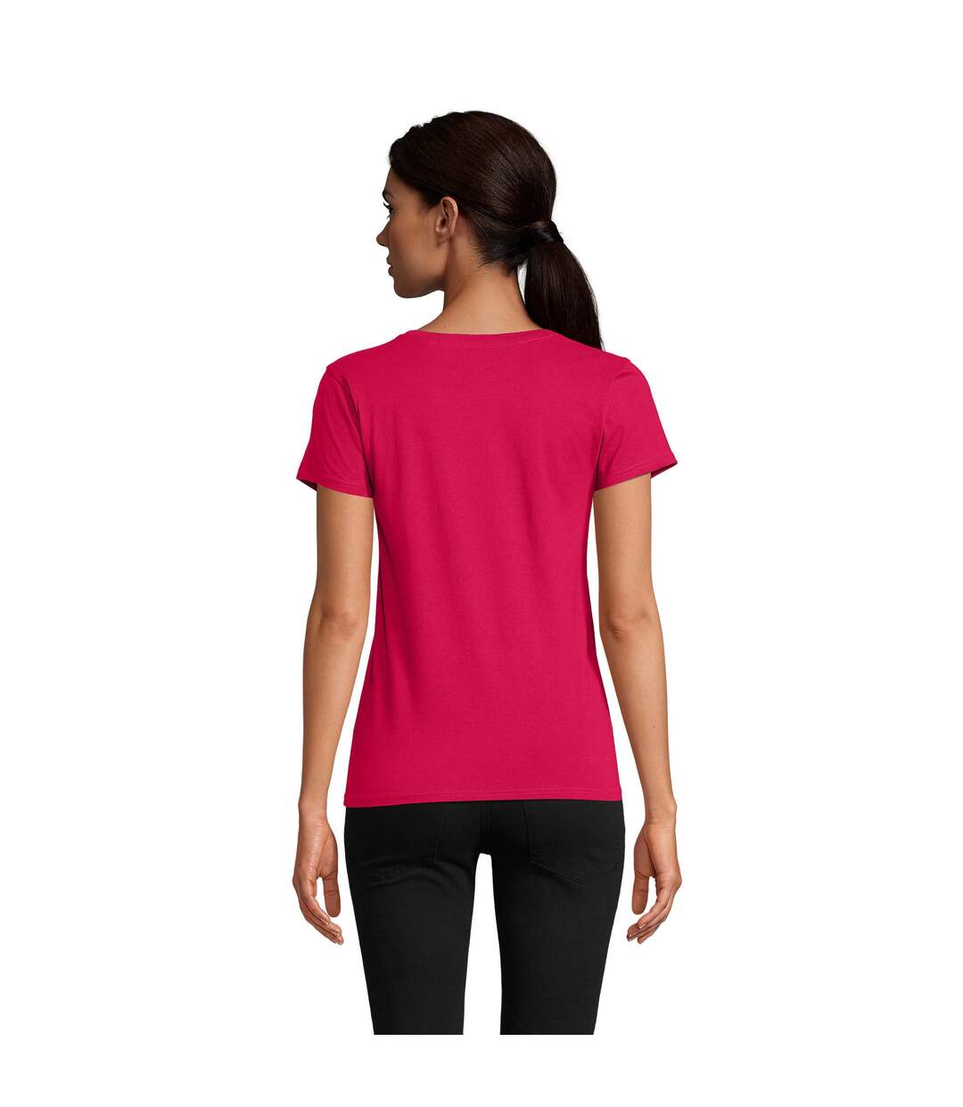 T-shirt Pioneer Femme Fuchsia SOLS-3