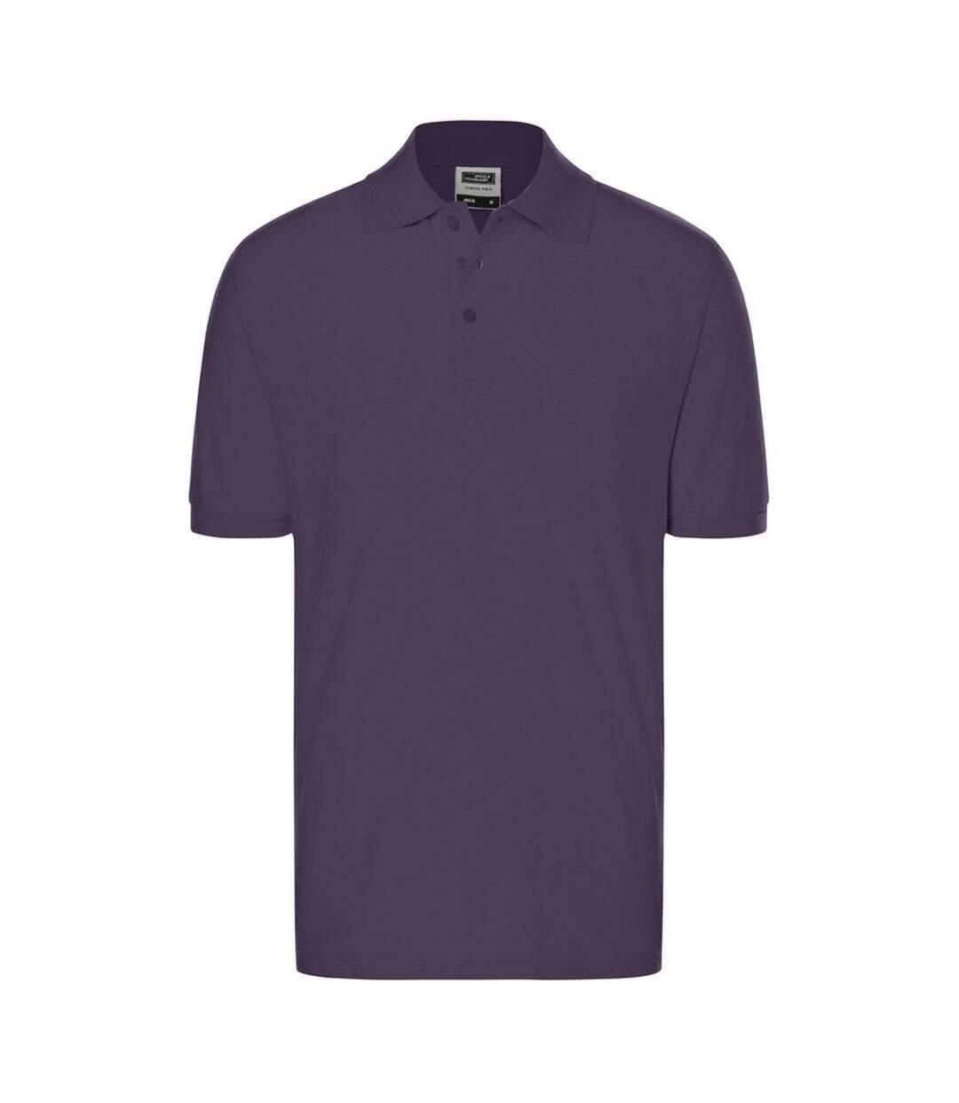 Polo Classic Homme Aubergine James And Nicholson-1