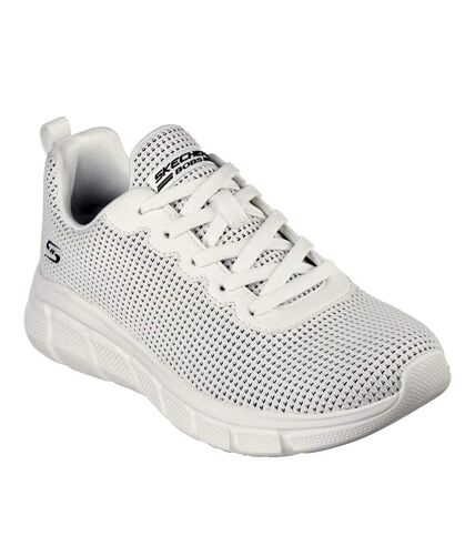 Womens/ladies bobs sport b flex visionary essence trainers white Skechers