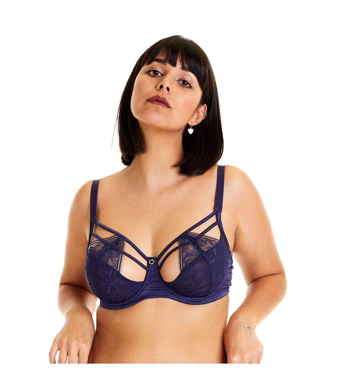 Soutien-gorge à armatures grand maintien bleu Diabolique-2