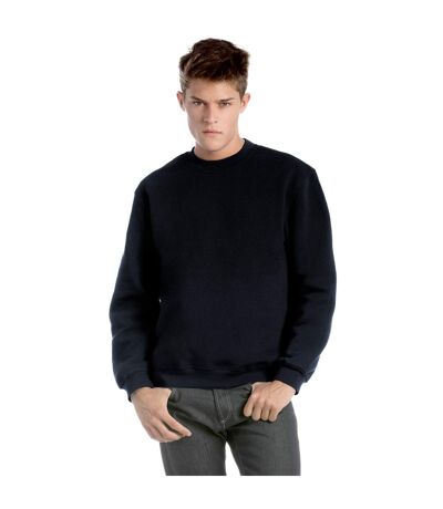 B&C Unisex Set-In Modern Cut Crew Neck Sweatshirt (Black) - UTBC2013