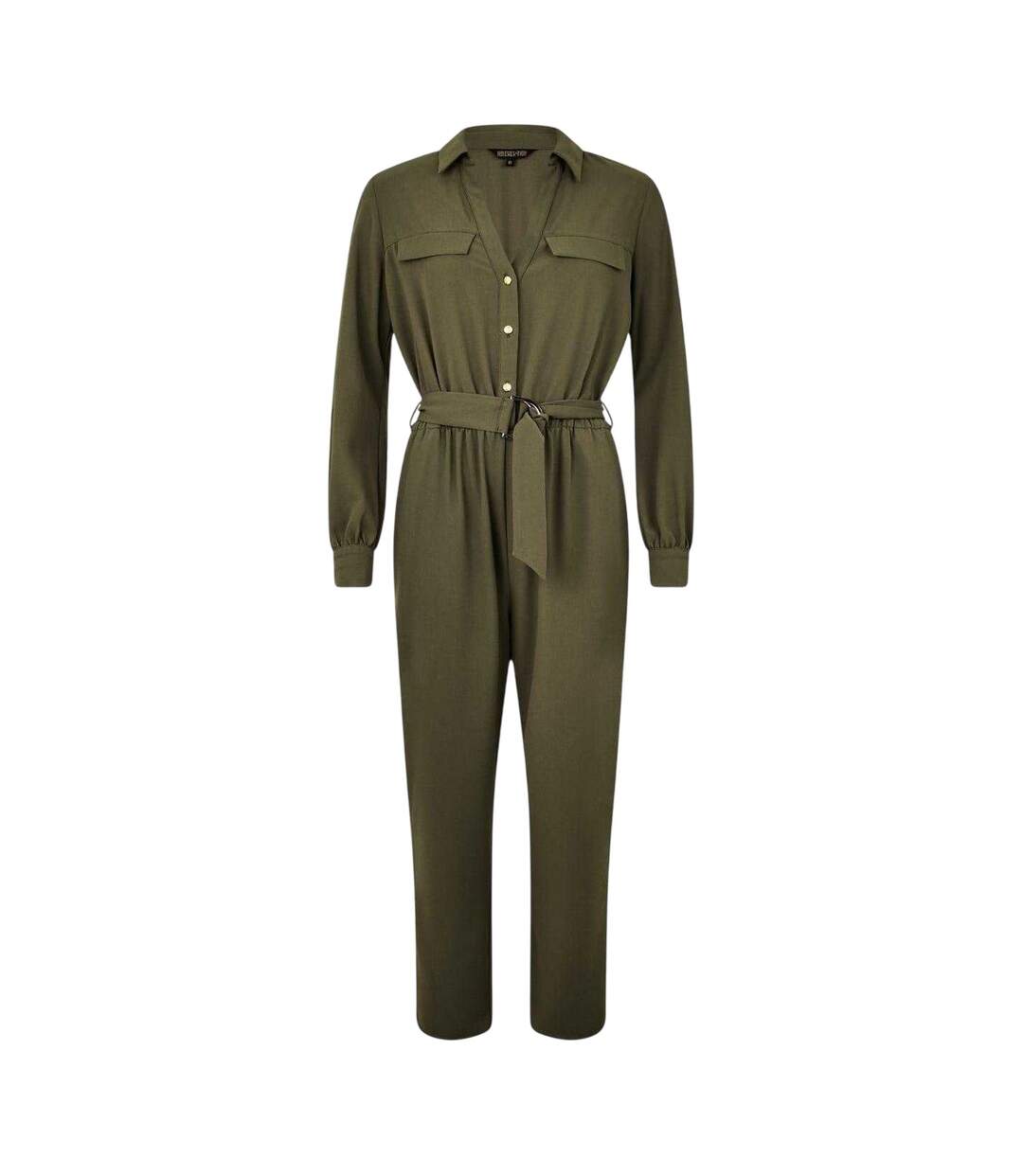 Combinaison Cocktail Femme Vert Kaki Biba-2