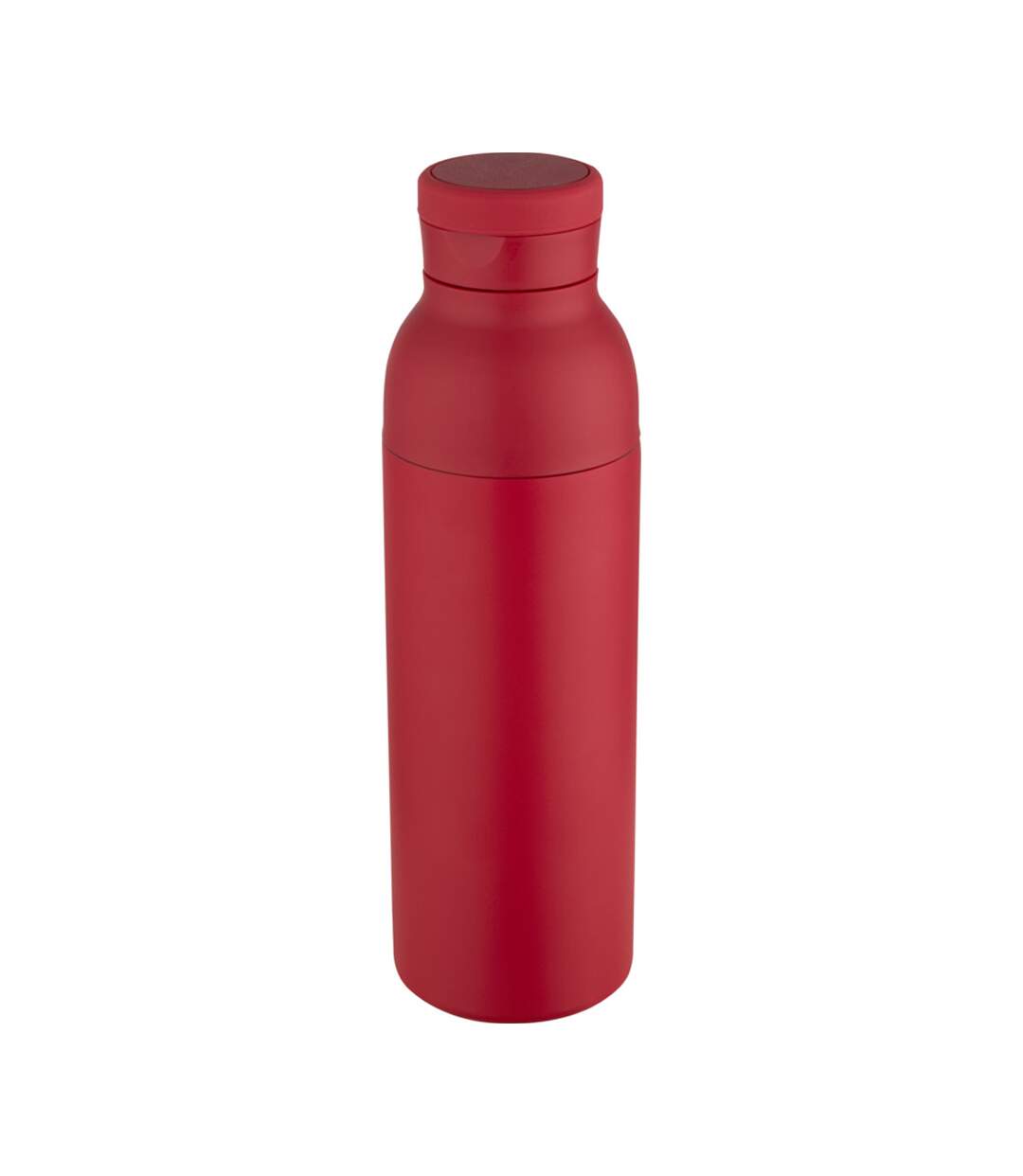 Recycled Stainless Steel Double Wall 650ml Water Bottle One Size Red Floso-1
