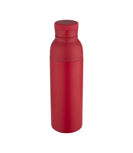 Recycled Stainless Steel Double Wall 650ml Water Bottle One Size Red Floso