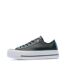 Baskets compensées cuir noir femme Converse All Star - 37-1